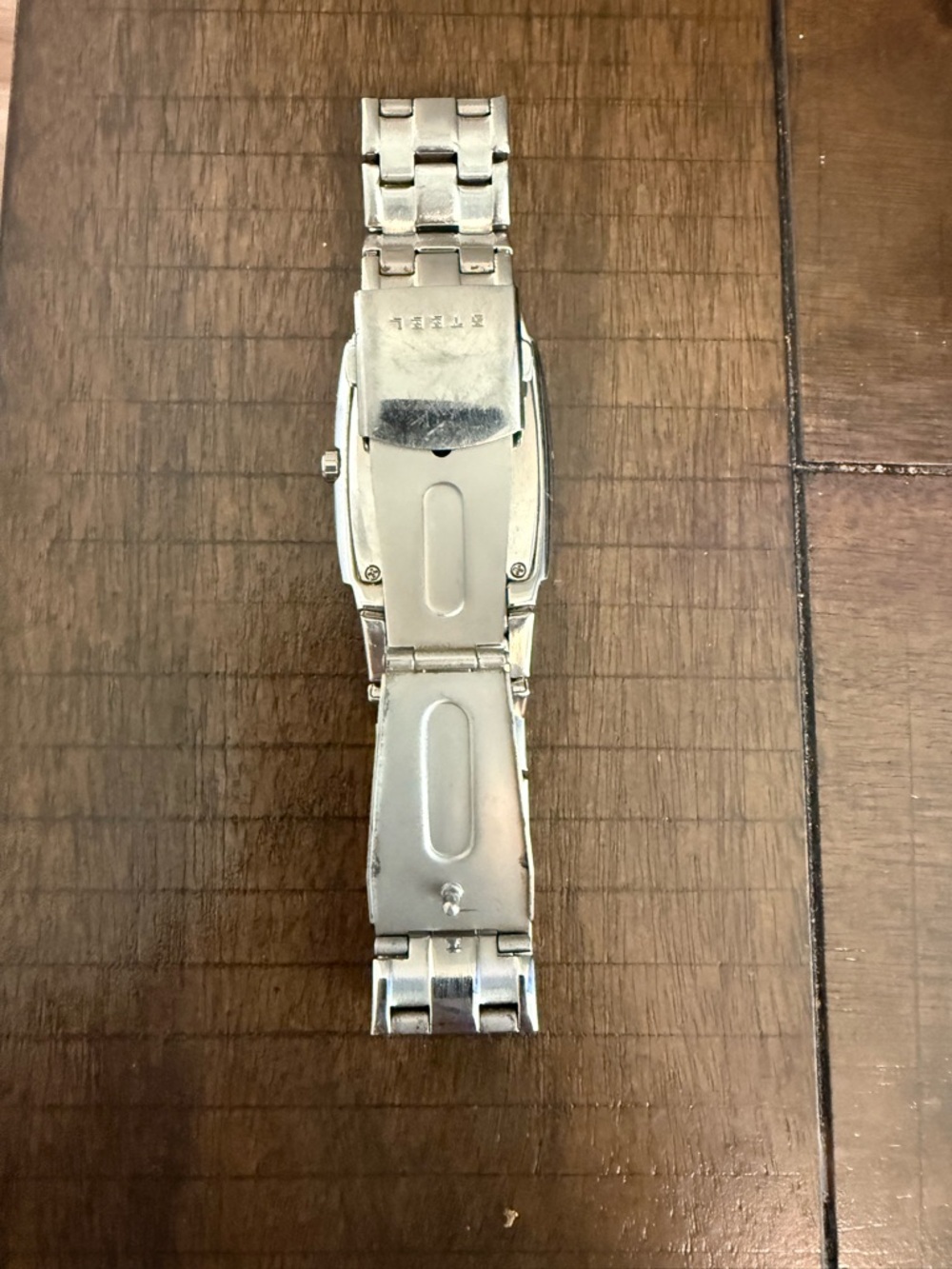 GUESS Silver-Tone Men’s Watch with Black Dial - Picture 3 of 4
